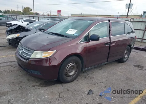 2012 Honda Odyssey Lx z USA, uszkodzony, nr VIN 5FNRL5H2XCB114790